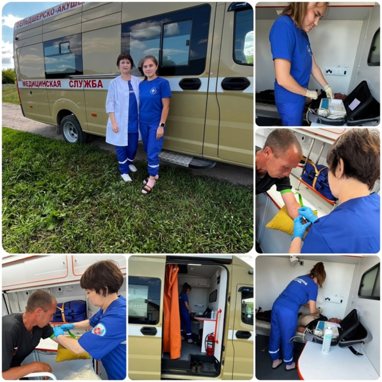 Мобильлӗ ФАП Петровка ялне ҫитнĕ