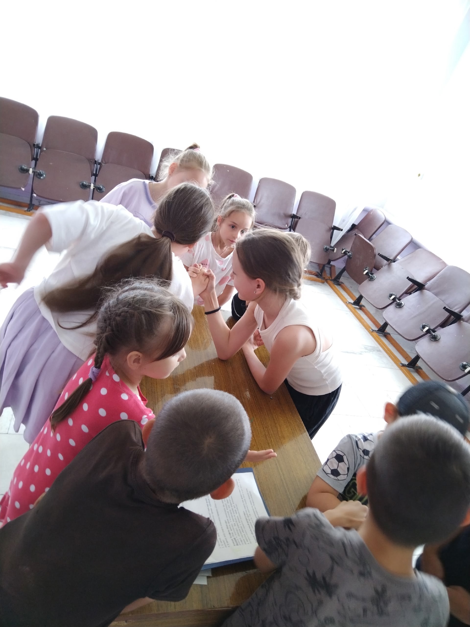 Çирĕклĕ клубĕнче спортпа вӑйӑ программи иртнĕ