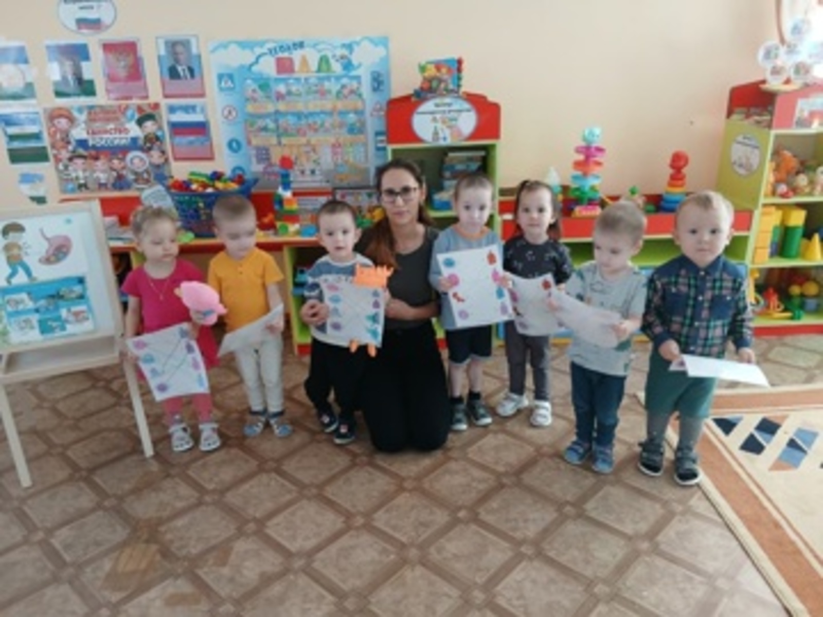 Ача садĕнче микробсем  тата вируссем çинчен калаçу иртнĕ