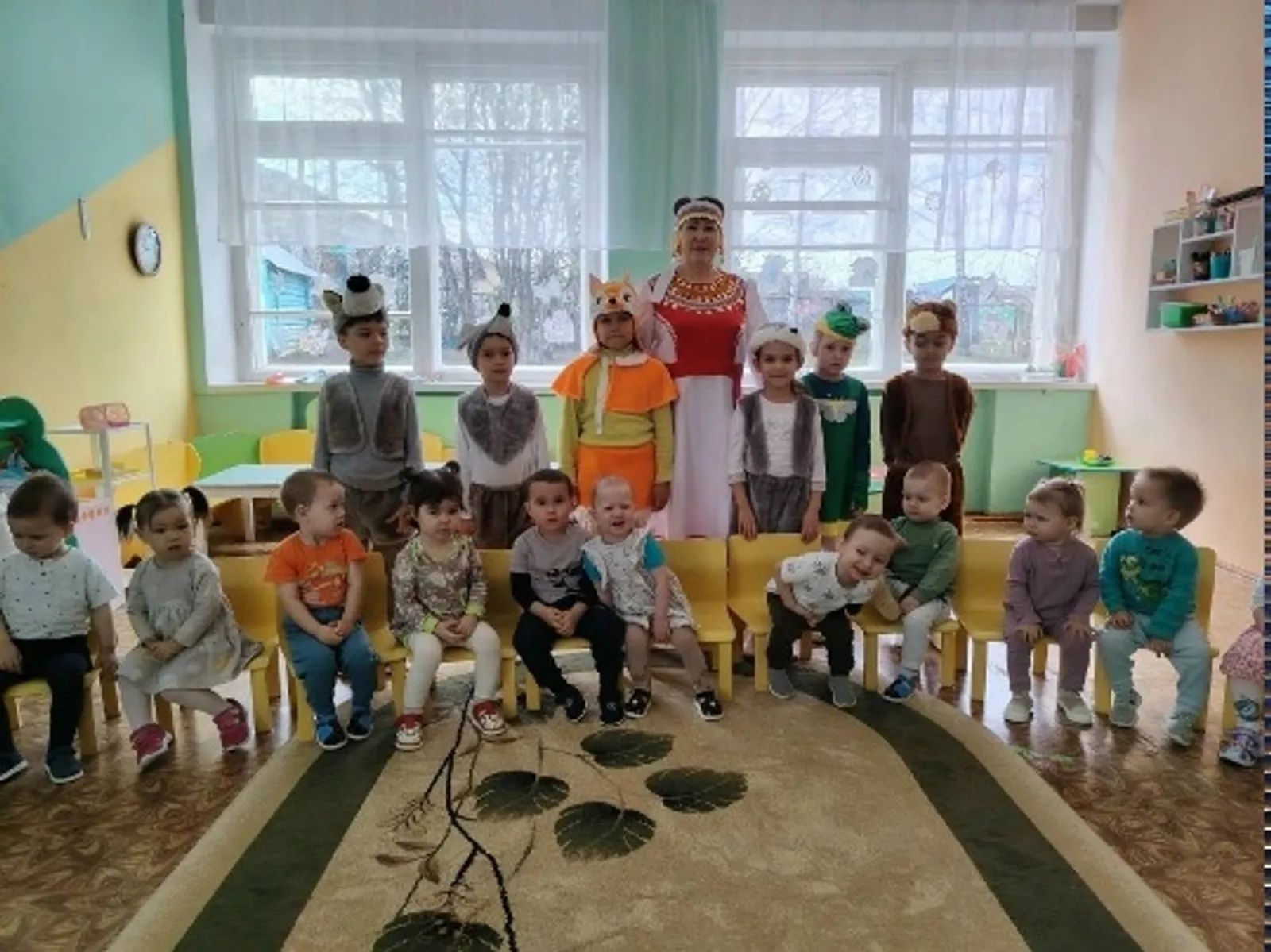 Чӑвашла асамлӑ «Теремок»: пепкесем валли юмах уявӗ!