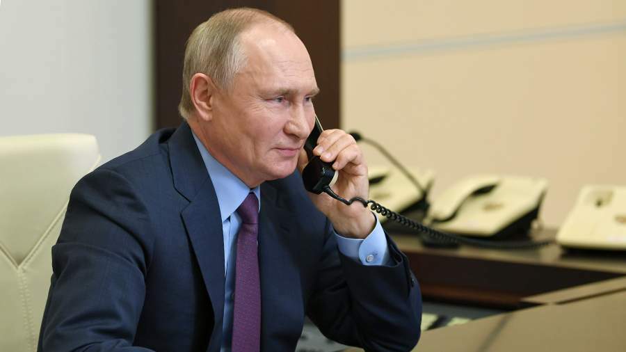 Владимир Путин Имран-Ханпа телефонпа калаçнă
