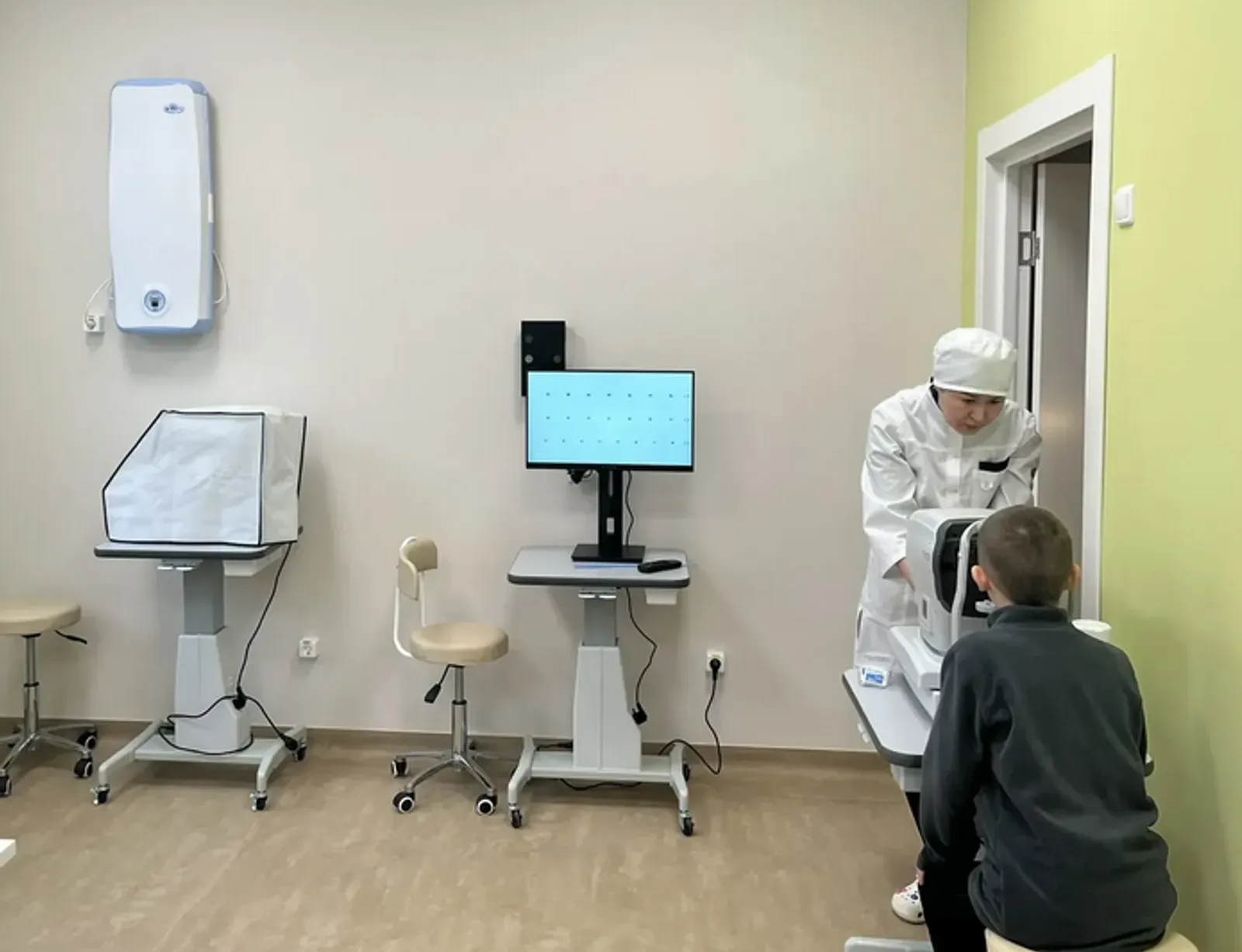 Аскаровӑри тĕп больница наци проектне пула ача куҫӗн диагностикине вӑйлатнӑ