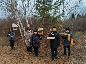 Шкул ачисем кайăксене валли апат памаллисем тунă