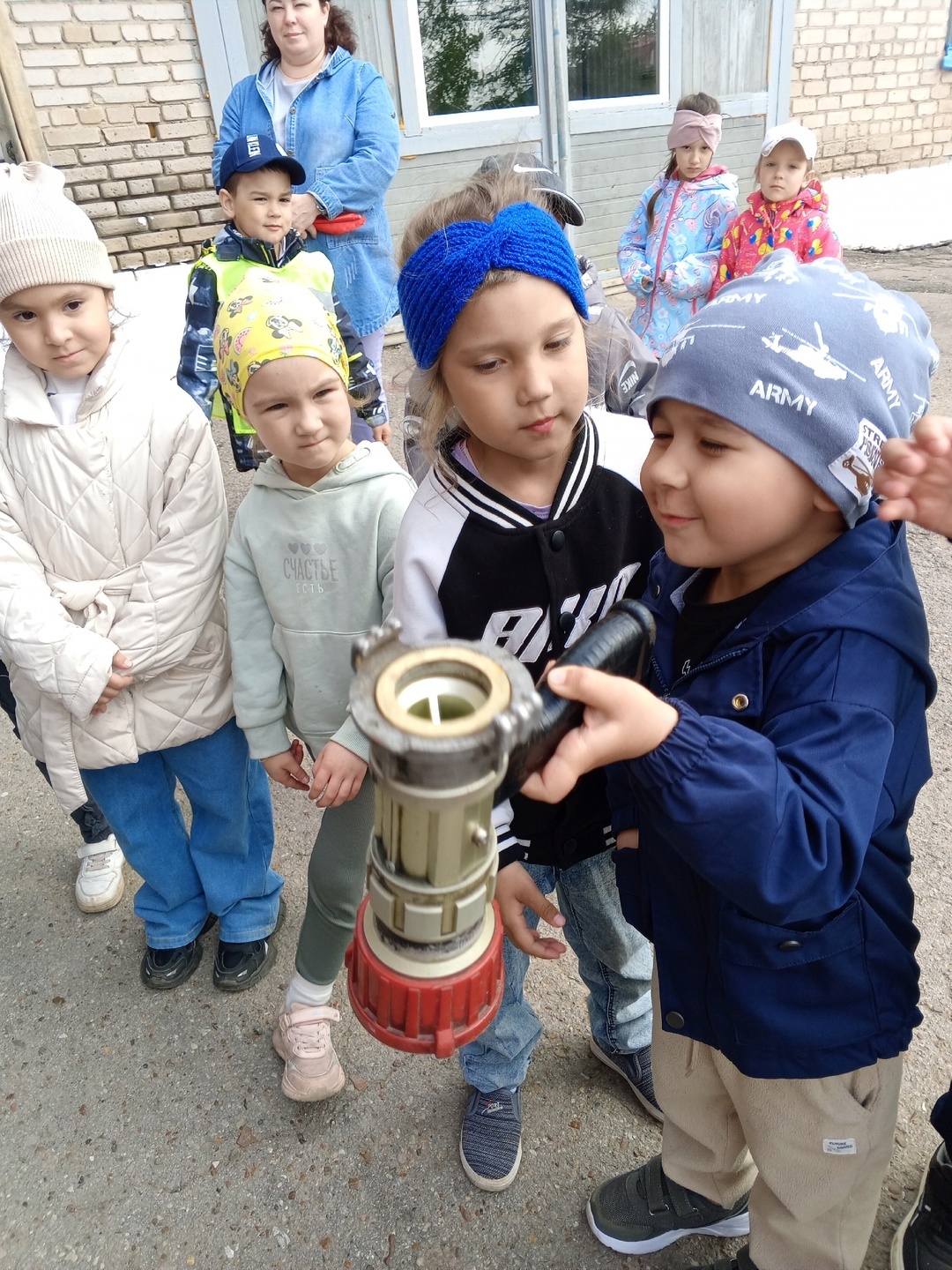 Ача сачӗ Пишпÿлекри пушар чаҫне экскурсие кайнӑ