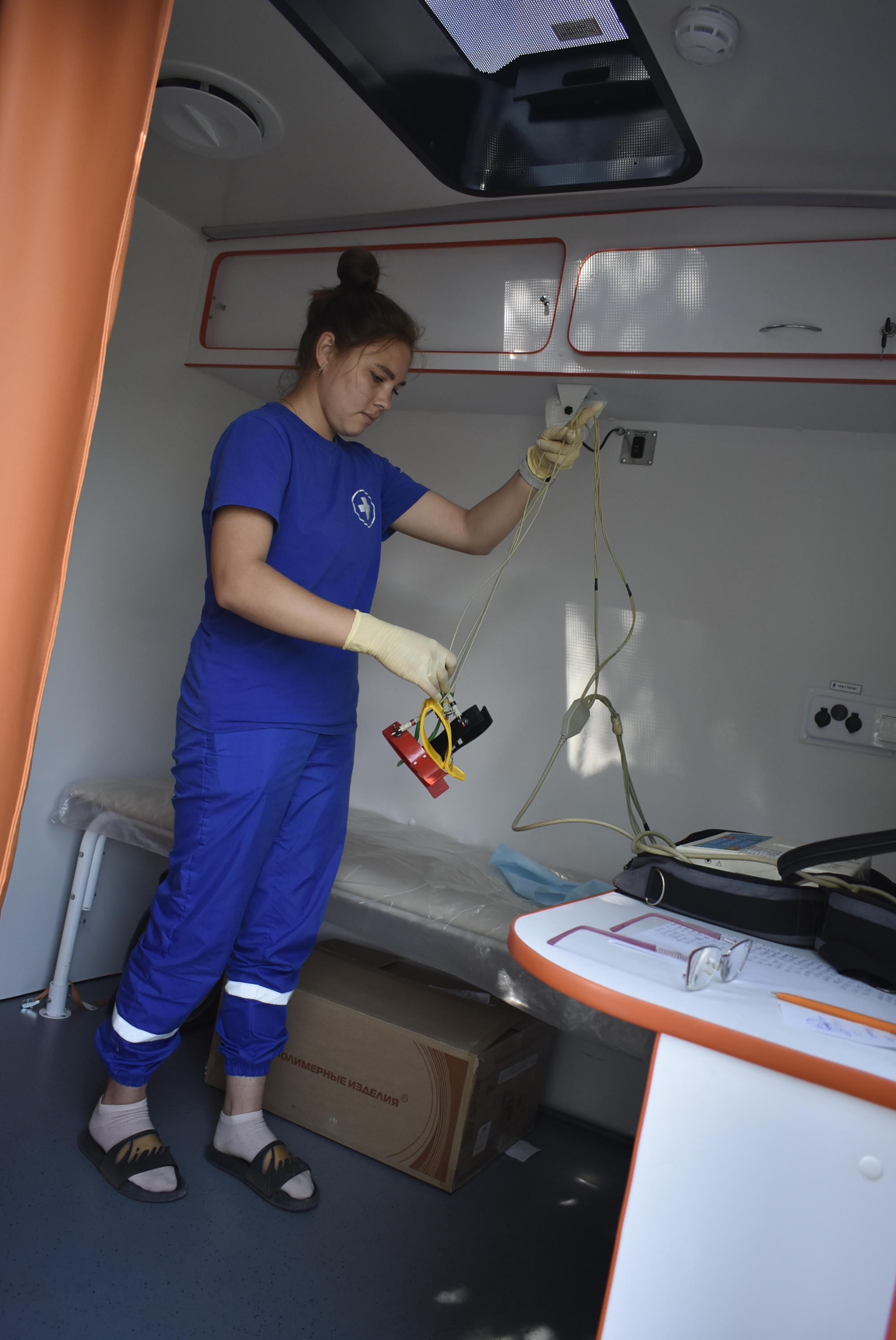 «Сывлӑх поезчĕ» Пишпÿлек районӗнче пурӑнакансен сывлӑхне тӗрӗслет