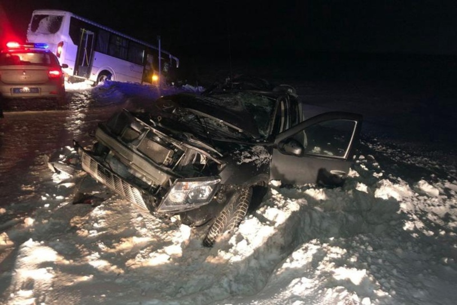 Чишма çывăхĕнчи аварие 15 пассажир пулнă автобус лекнӗ