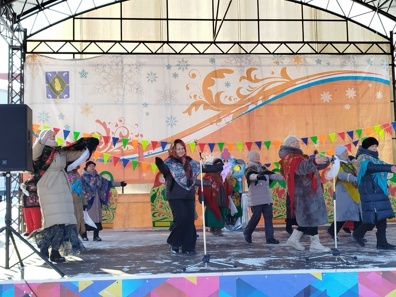 Пишпӳлекри тӗп площадьре Ҫӑварние уявланă