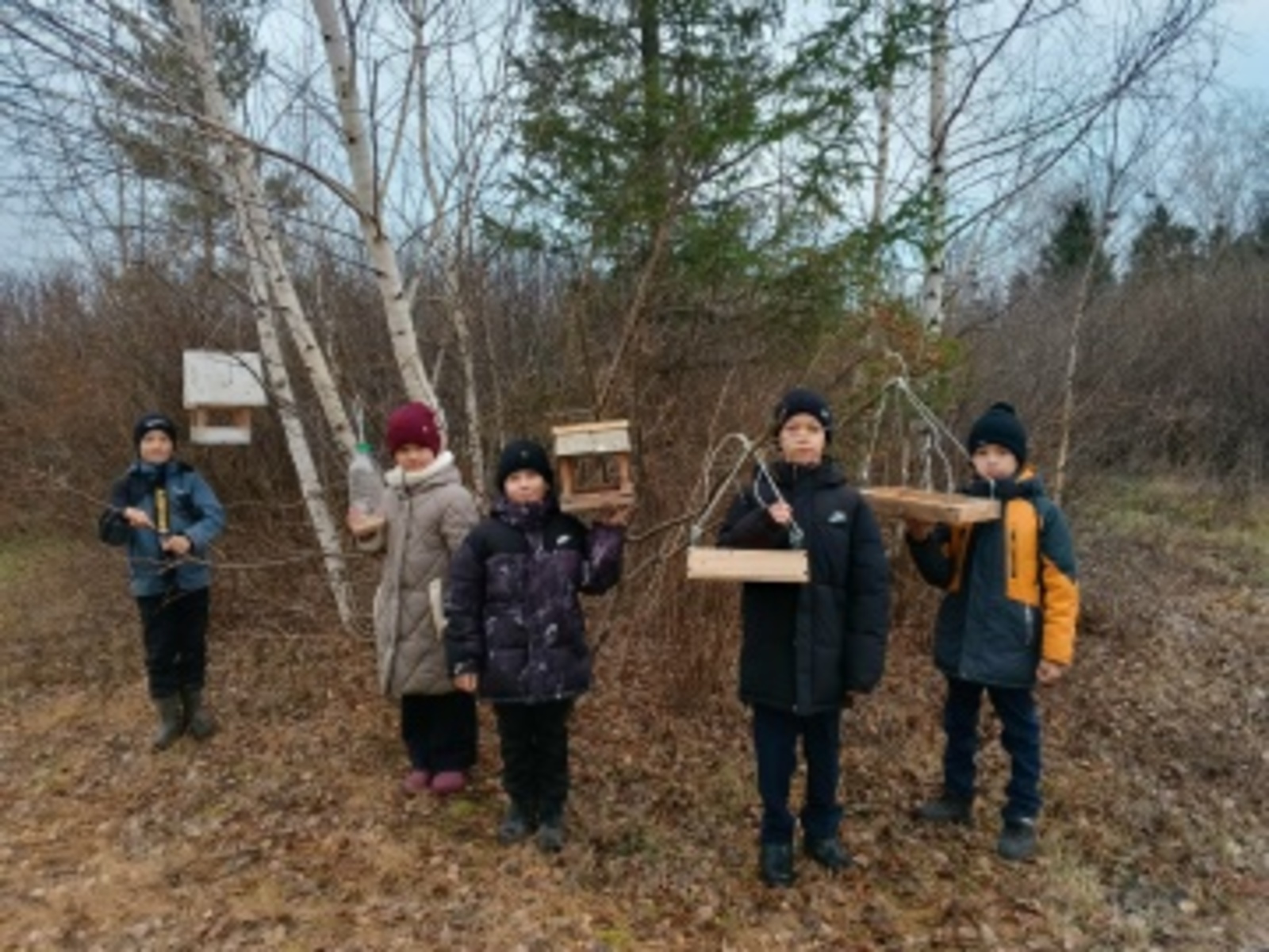 Шкул ачисем кайăксене валли апат памаллисем тунă