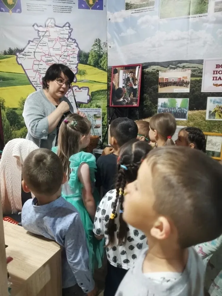 Пишпӳлекри «Улыбка» ача сачӗн ачисем Пишпÿлекри музейре пулнă
