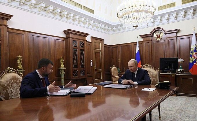 ДНР пуҫлӑхӗ Пушилин Путина региона юсас ӗҫ пирки пӗлтернӗ