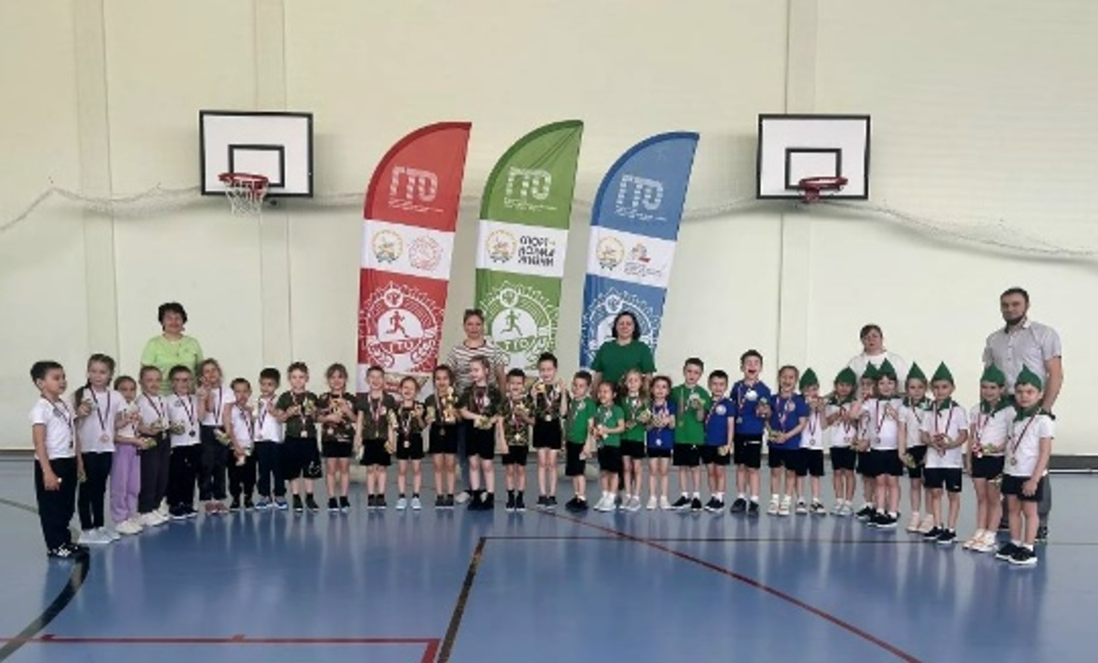 Пишпÿлекре ача садĕнчи ачасем хушшинче Спартакиада иртнӗ