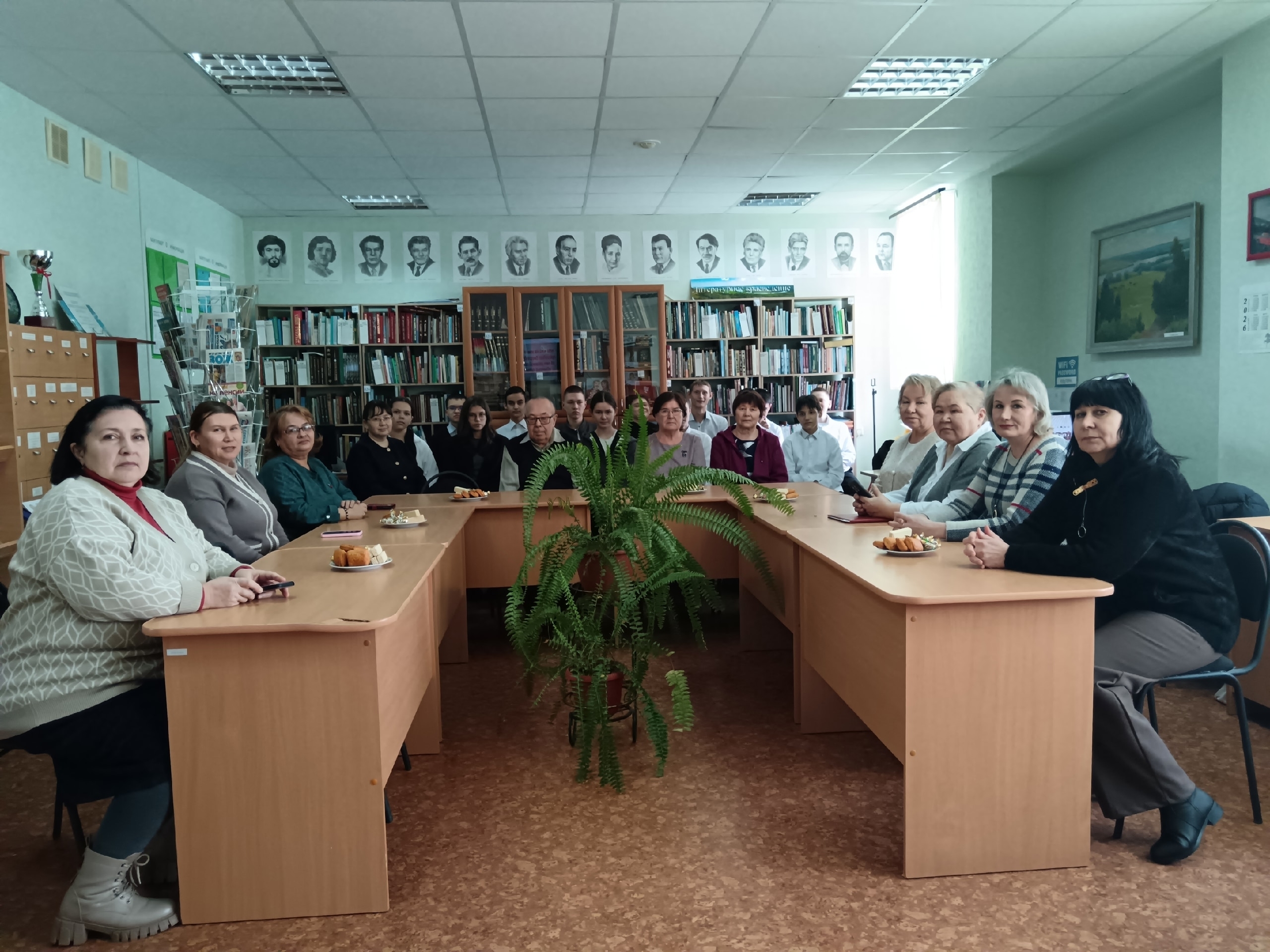 Библиотекăра район хаçатне халалланă мероприяти иртнĕ