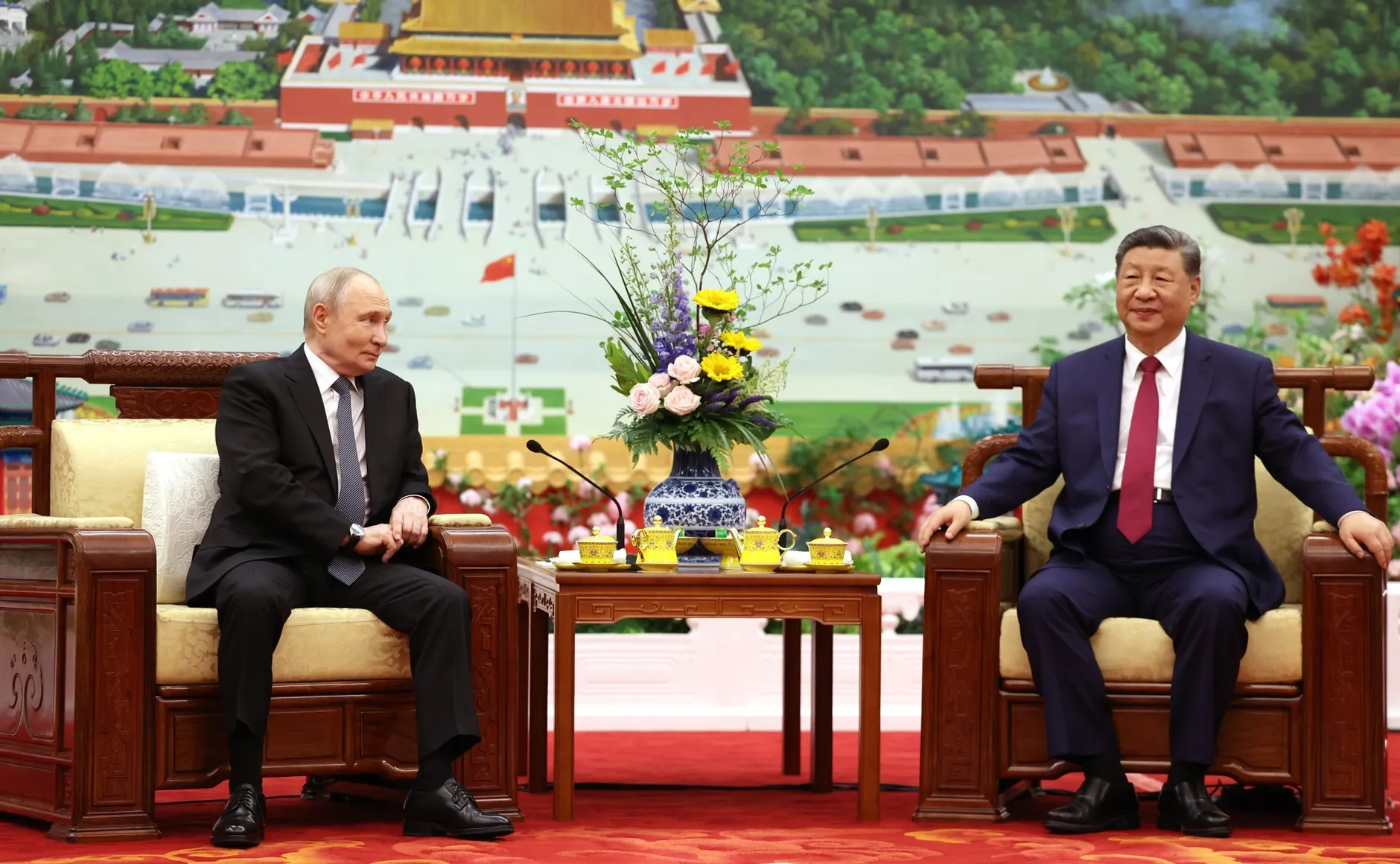 Путин Китая официаллӑ визитне вӗҫленӗ