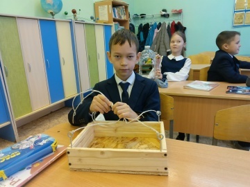 Шкул ачисем кайăксене валли апат памаллисем тунă