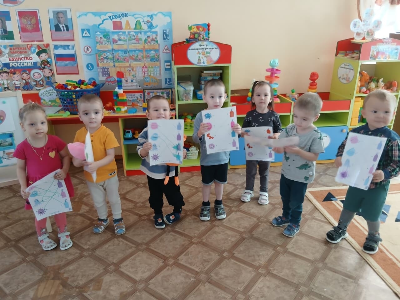 Ача садĕнче микробсем  тата вируссем çинчен калаçу иртнĕ