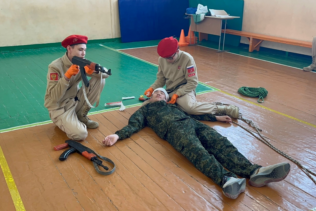 Хушăлка ачисем район чысне хÿтĕленĕ