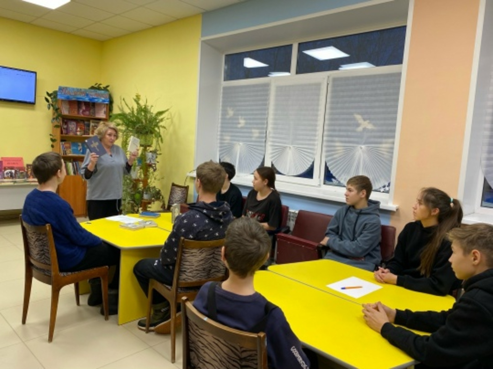 Хушăлкари библиотекăра литература дилижансӗ йӗркеленӗ