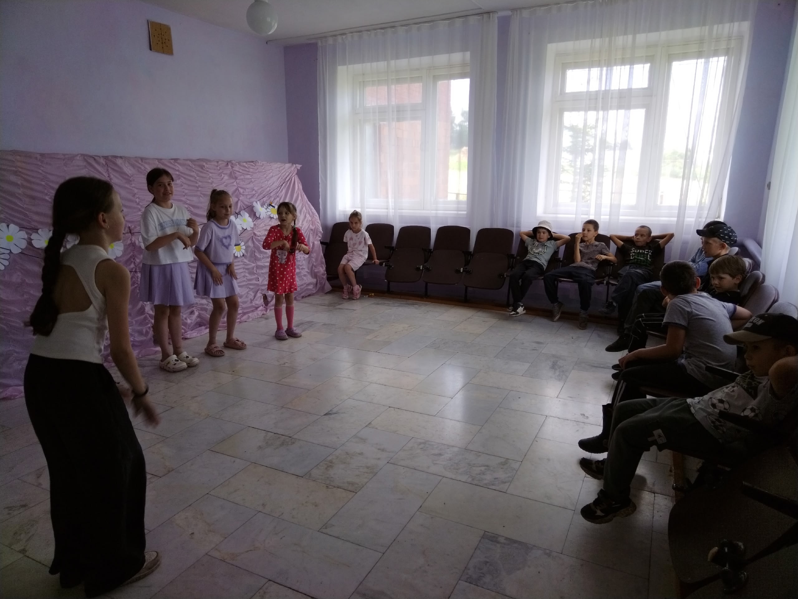 Çирĕклĕ клубĕнче спортпа вӑйӑ программи иртнĕ